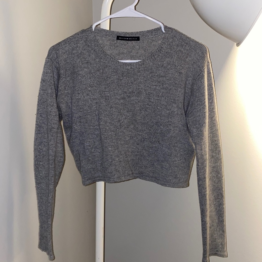 Brandy Melville Long Sleeve Cropped Sweater